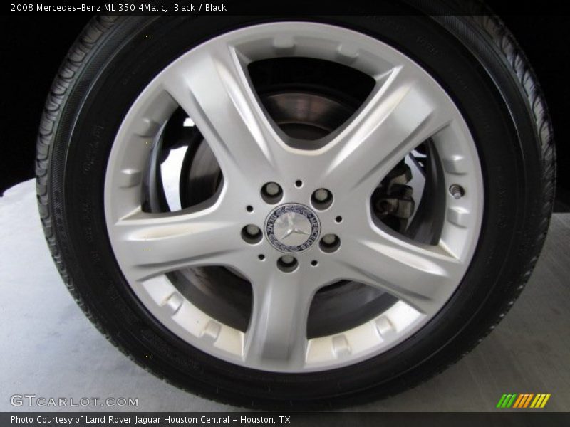 Black / Black 2008 Mercedes-Benz ML 350 4Matic