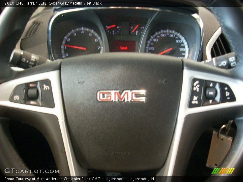 Cyber Gray Metallic / Jet Black 2010 GMC Terrain SLT