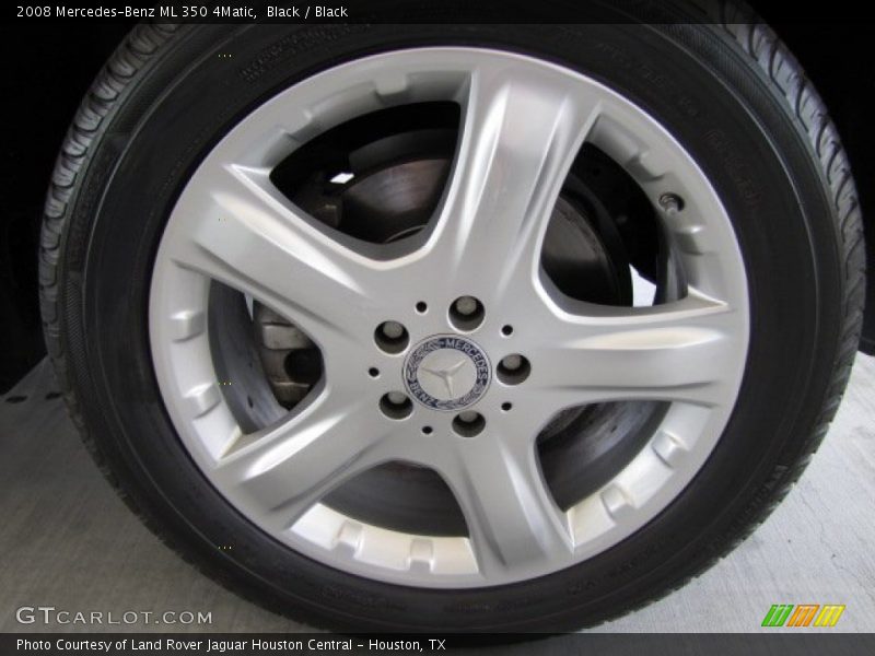 Black / Black 2008 Mercedes-Benz ML 350 4Matic