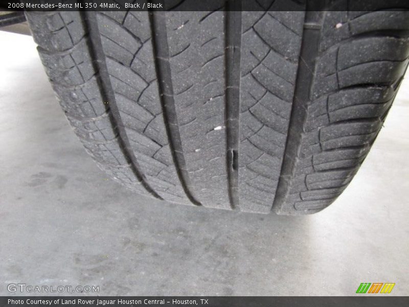 Black / Black 2008 Mercedes-Benz ML 350 4Matic