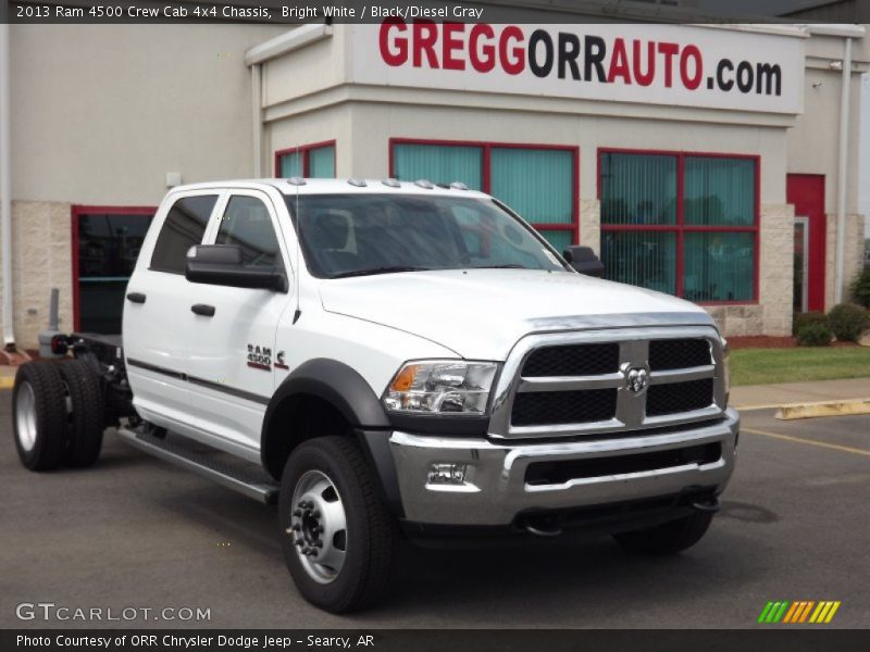 Bright White / Black/Diesel Gray 2013 Ram 4500 Crew Cab 4x4 Chassis