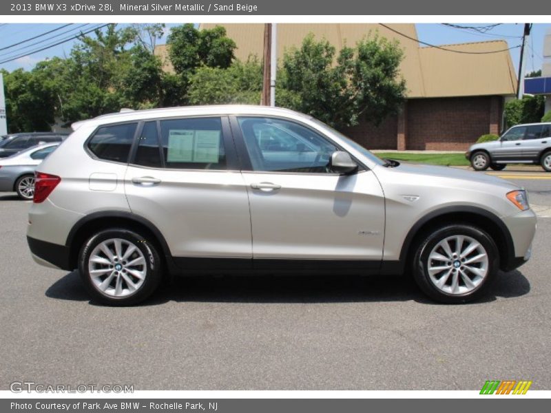 Mineral Silver Metallic / Sand Beige 2013 BMW X3 xDrive 28i