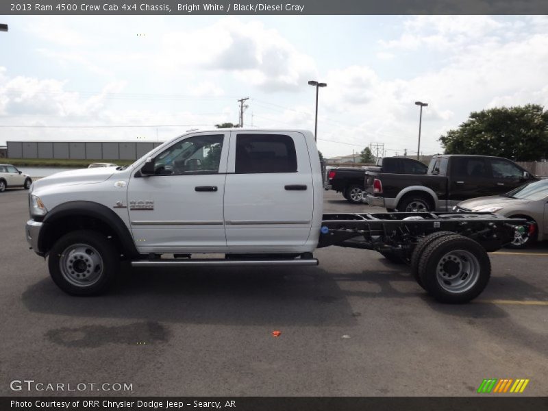 Bright White / Black/Diesel Gray 2013 Ram 4500 Crew Cab 4x4 Chassis