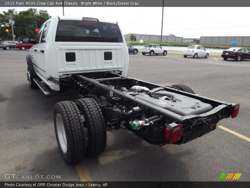 Bright White / Black/Diesel Gray 2013 Ram 4500 Crew Cab 4x4 Chassis