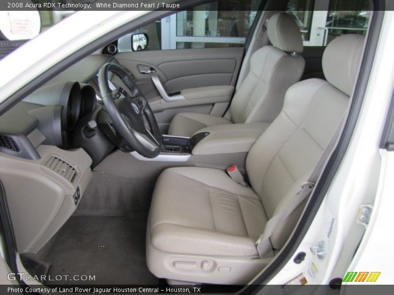 Front Seat of 2008 RDX Technology