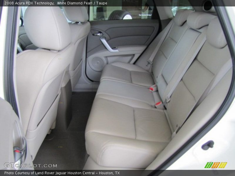 Rear Seat of 2008 RDX Technology