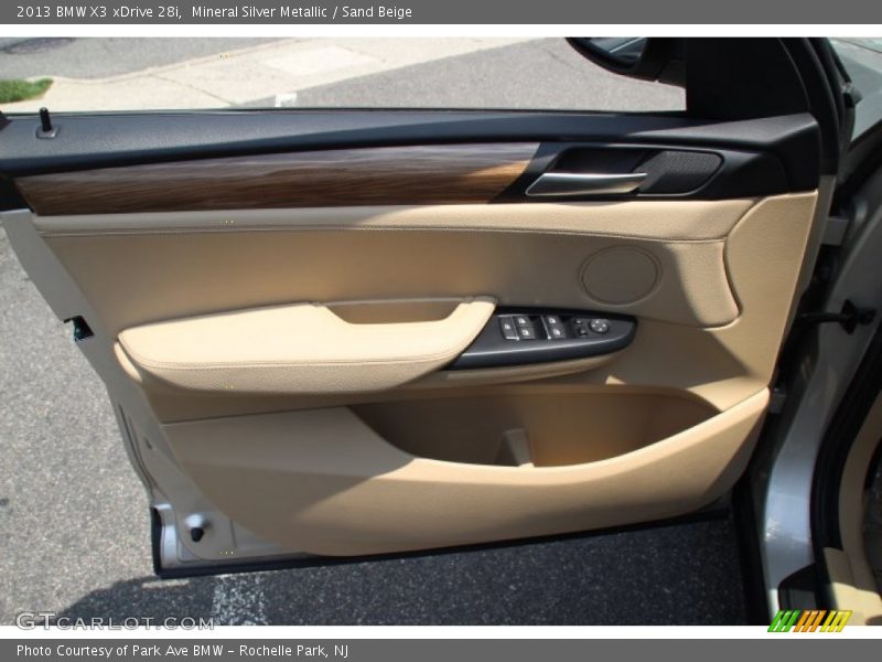 Mineral Silver Metallic / Sand Beige 2013 BMW X3 xDrive 28i