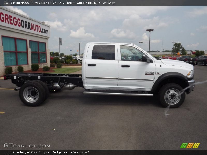 Bright White / Black/Diesel Gray 2013 Ram 4500 Crew Cab 4x4 Chassis