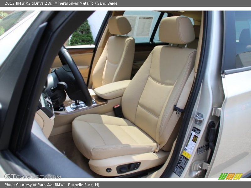 Mineral Silver Metallic / Sand Beige 2013 BMW X3 xDrive 28i