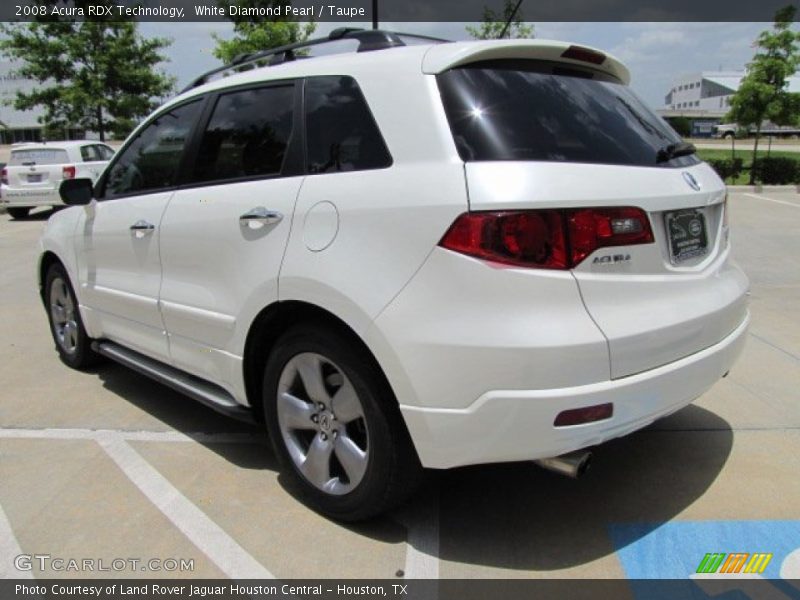 White Diamond Pearl / Taupe 2008 Acura RDX Technology