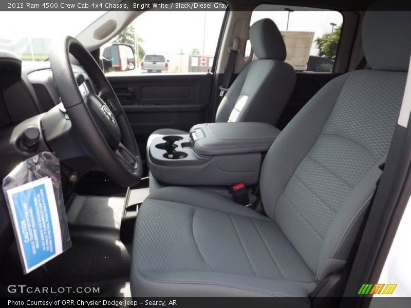 Bright White / Black/Diesel Gray 2013 Ram 4500 Crew Cab 4x4 Chassis