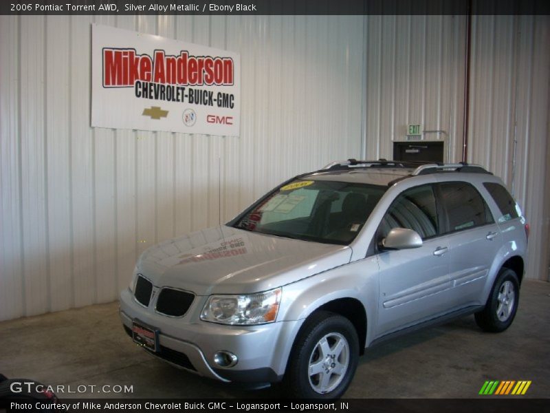 Silver Alloy Metallic / Ebony Black 2006 Pontiac Torrent AWD