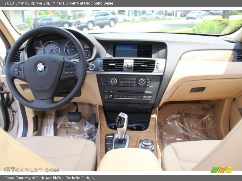 Mineral Silver Metallic / Sand Beige 2013 BMW X3 xDrive 28i