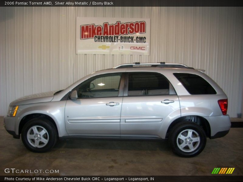 Silver Alloy Metallic / Ebony Black 2006 Pontiac Torrent AWD