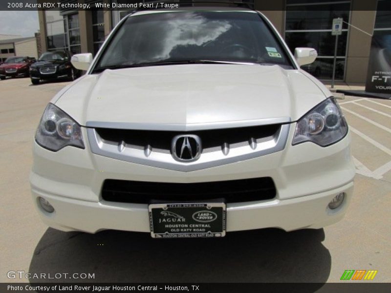 White Diamond Pearl / Taupe 2008 Acura RDX Technology