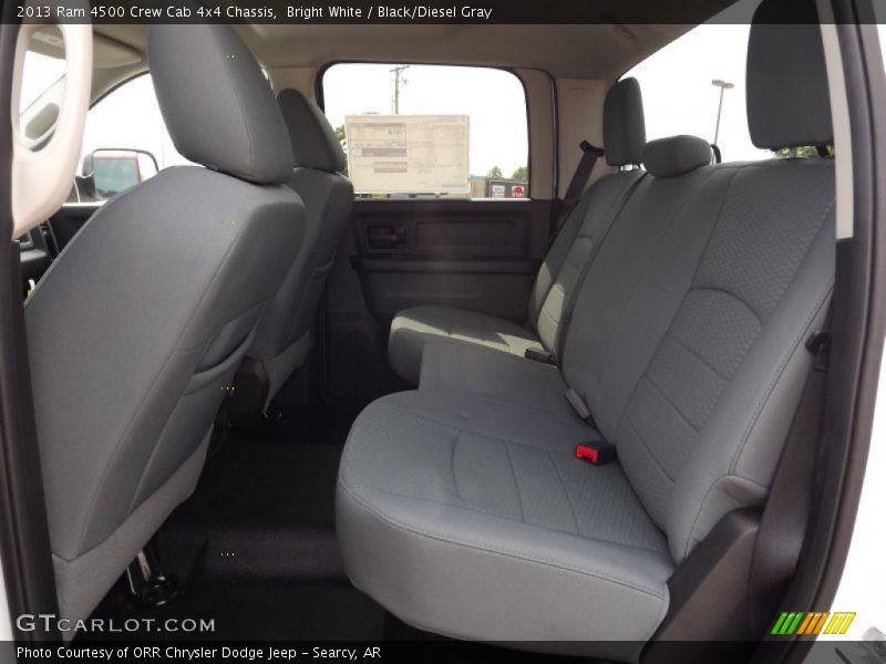 Bright White / Black/Diesel Gray 2013 Ram 4500 Crew Cab 4x4 Chassis
