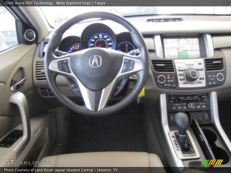 White Diamond Pearl / Taupe 2008 Acura RDX Technology