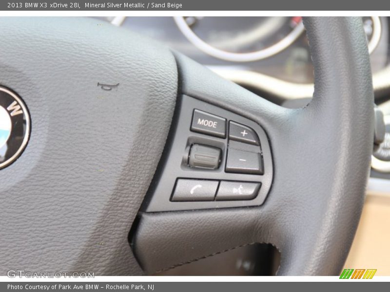 Mineral Silver Metallic / Sand Beige 2013 BMW X3 xDrive 28i
