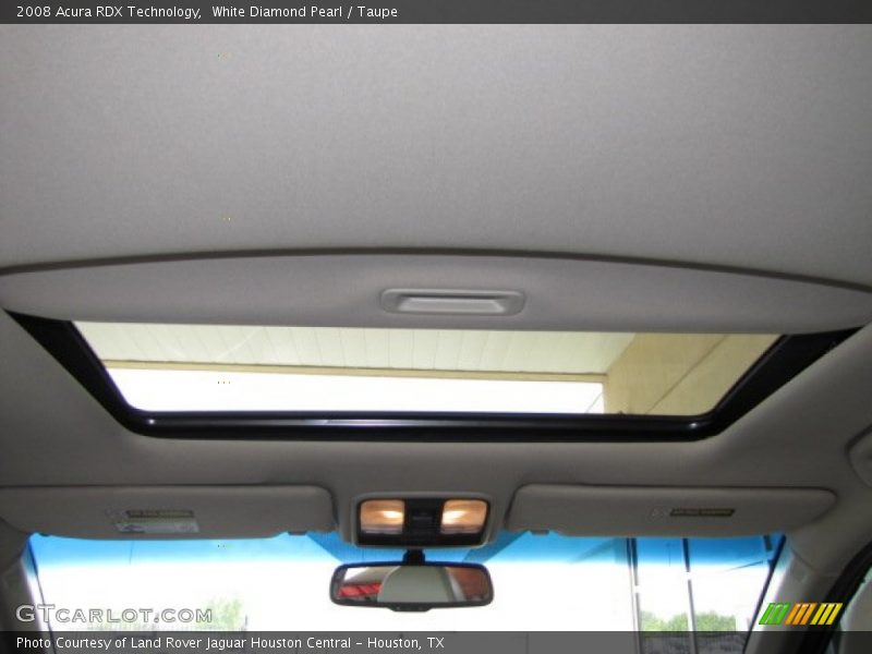 White Diamond Pearl / Taupe 2008 Acura RDX Technology