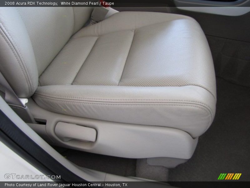 White Diamond Pearl / Taupe 2008 Acura RDX Technology