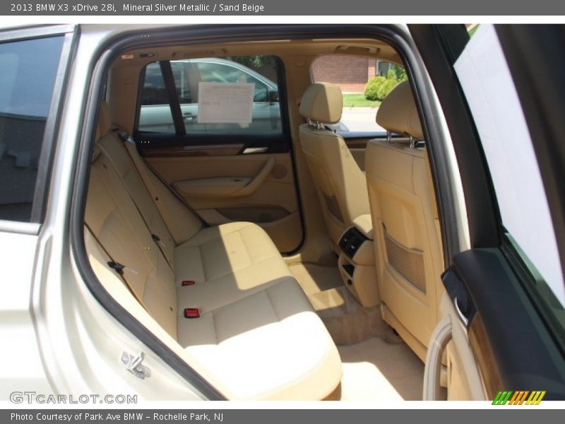 Mineral Silver Metallic / Sand Beige 2013 BMW X3 xDrive 28i