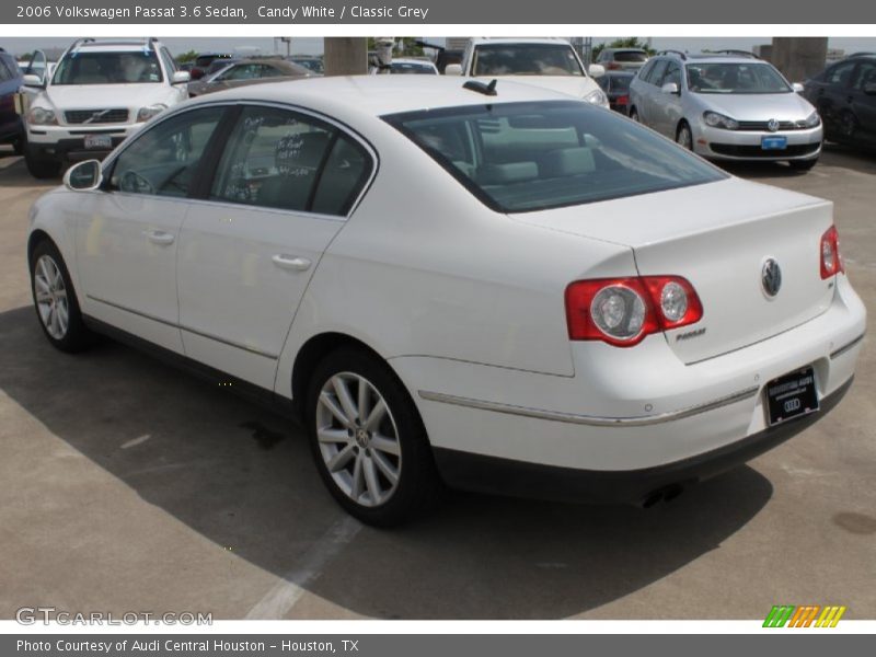 Candy White / Classic Grey 2006 Volkswagen Passat 3.6 Sedan