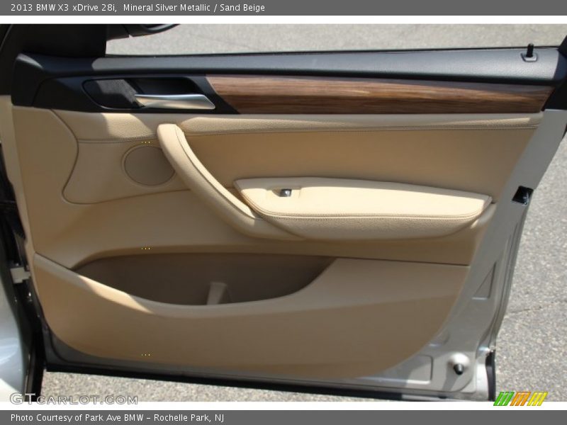 Mineral Silver Metallic / Sand Beige 2013 BMW X3 xDrive 28i