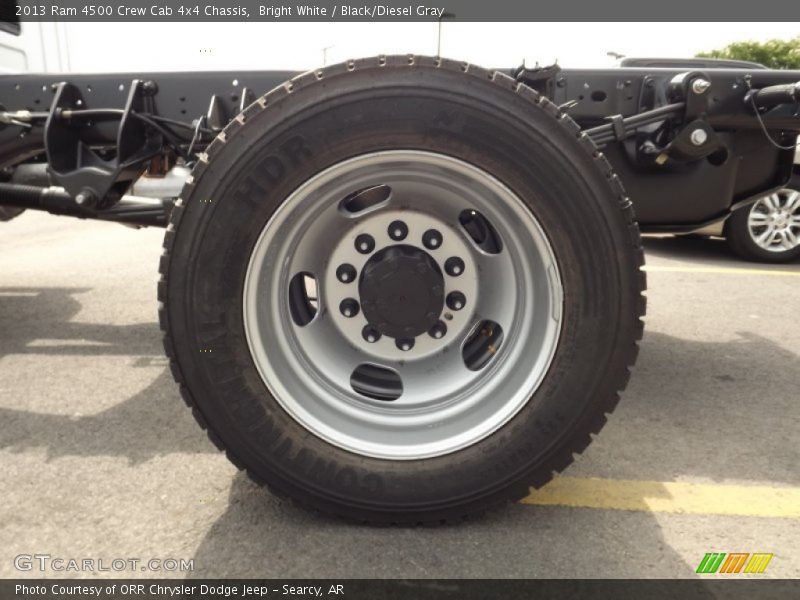 Bright White / Black/Diesel Gray 2013 Ram 4500 Crew Cab 4x4 Chassis