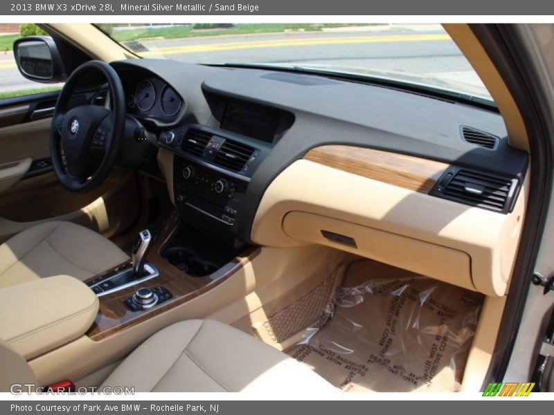 Mineral Silver Metallic / Sand Beige 2013 BMW X3 xDrive 28i