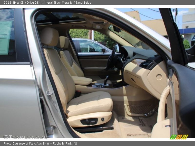 Mineral Silver Metallic / Sand Beige 2013 BMW X3 xDrive 28i