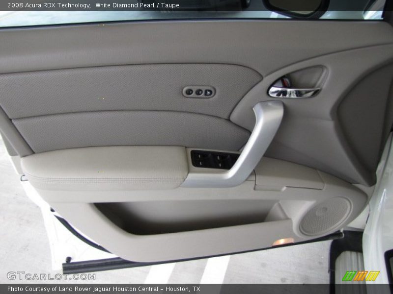 White Diamond Pearl / Taupe 2008 Acura RDX Technology