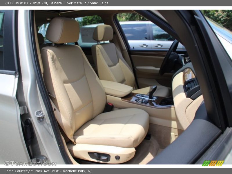 Mineral Silver Metallic / Sand Beige 2013 BMW X3 xDrive 28i