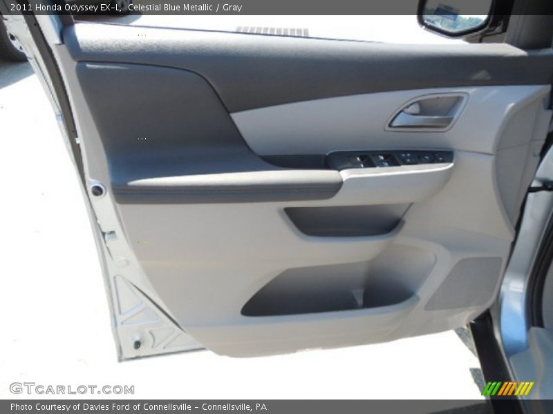Celestial Blue Metallic / Gray 2011 Honda Odyssey EX-L
