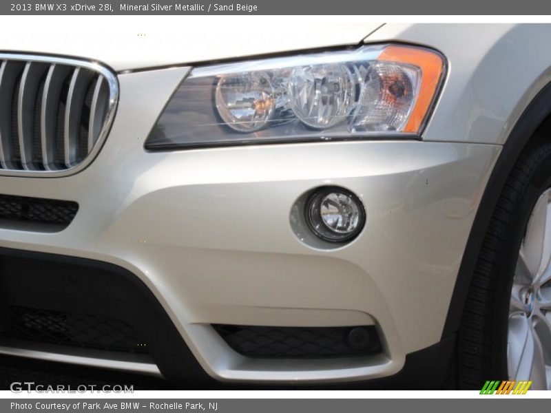 Mineral Silver Metallic / Sand Beige 2013 BMW X3 xDrive 28i
