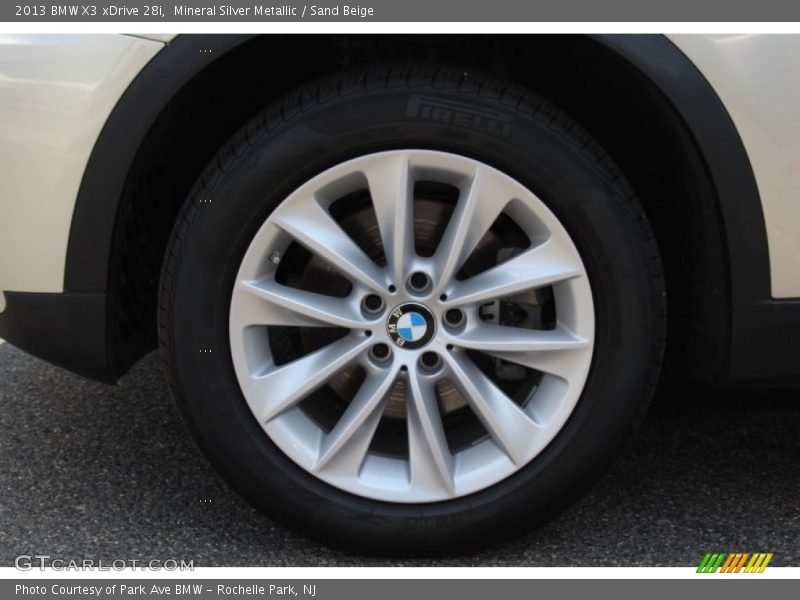 Mineral Silver Metallic / Sand Beige 2013 BMW X3 xDrive 28i