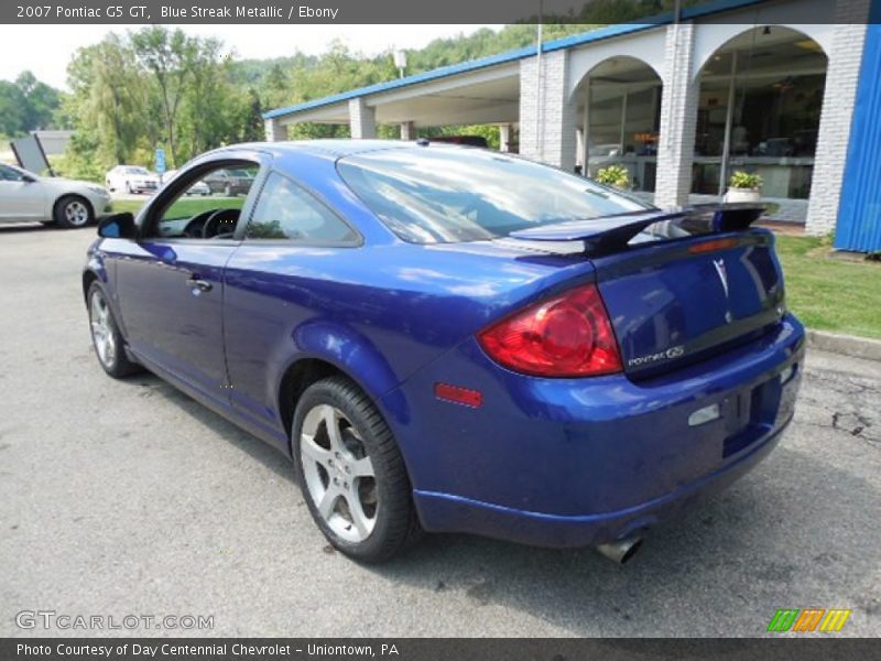 Blue Streak Metallic / Ebony 2007 Pontiac G5 GT