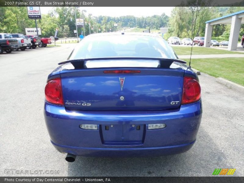 Blue Streak Metallic / Ebony 2007 Pontiac G5 GT