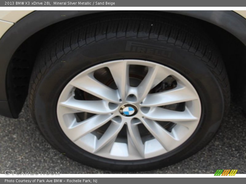 Mineral Silver Metallic / Sand Beige 2013 BMW X3 xDrive 28i