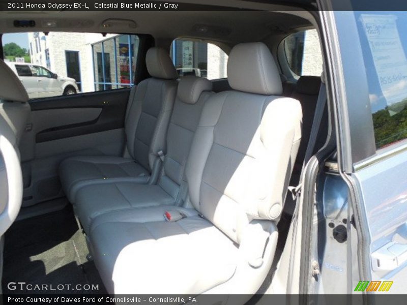 Celestial Blue Metallic / Gray 2011 Honda Odyssey EX-L