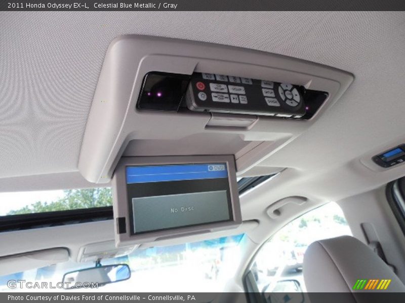 Celestial Blue Metallic / Gray 2011 Honda Odyssey EX-L