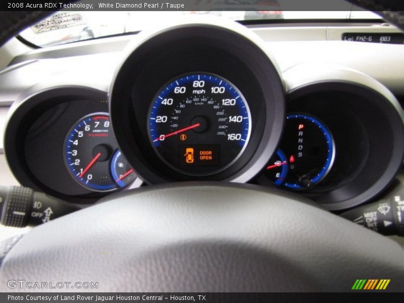  2008 RDX Technology Technology Gauges
