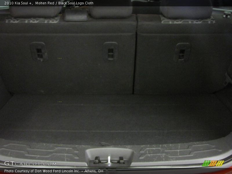 Molten Red / Black Soul Logo Cloth 2010 Kia Soul +
