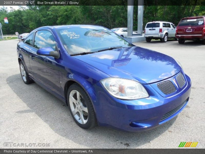 Blue Streak Metallic / Ebony 2007 Pontiac G5 GT