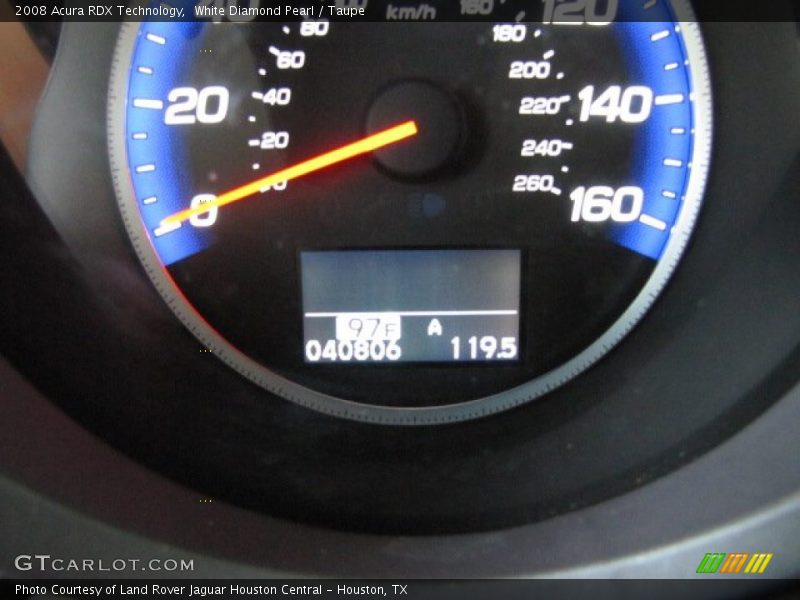 White Diamond Pearl / Taupe 2008 Acura RDX Technology