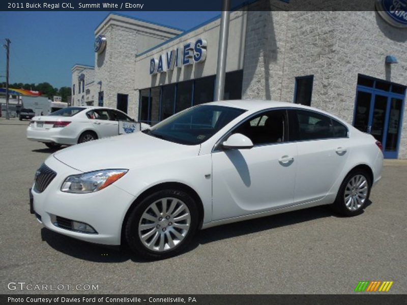 Summit White / Ebony 2011 Buick Regal CXL