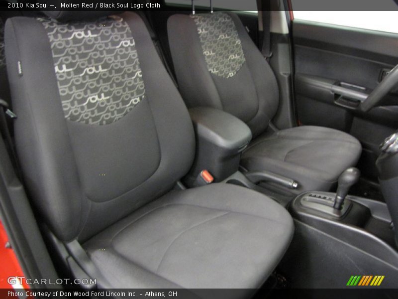 Molten Red / Black Soul Logo Cloth 2010 Kia Soul +