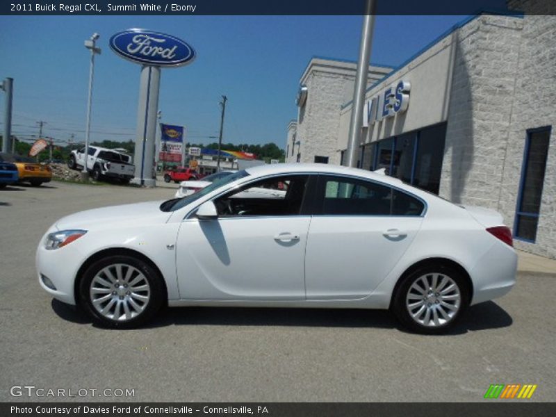 Summit White / Ebony 2011 Buick Regal CXL