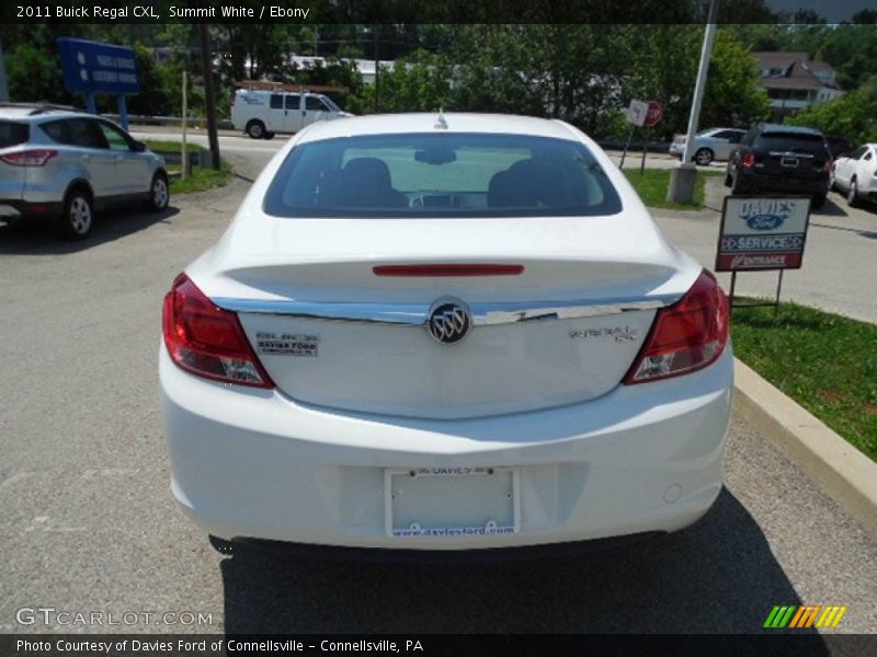 Summit White / Ebony 2011 Buick Regal CXL