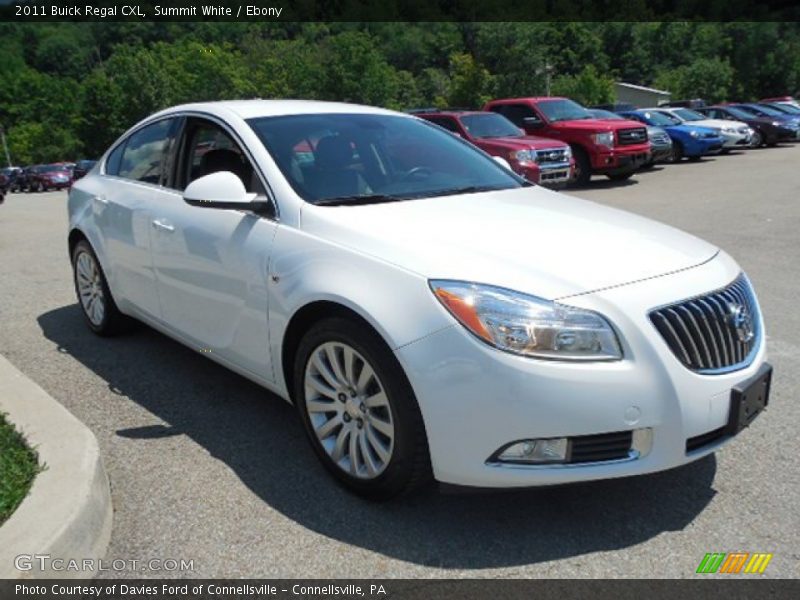 Summit White / Ebony 2011 Buick Regal CXL