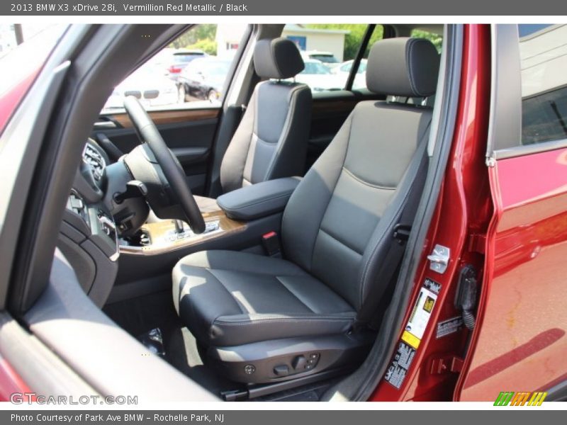 Vermillion Red Metallic / Black 2013 BMW X3 xDrive 28i